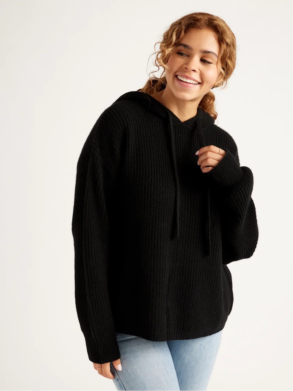 Mongolian Spring Cashmere Fisherman Pullover Hoodie